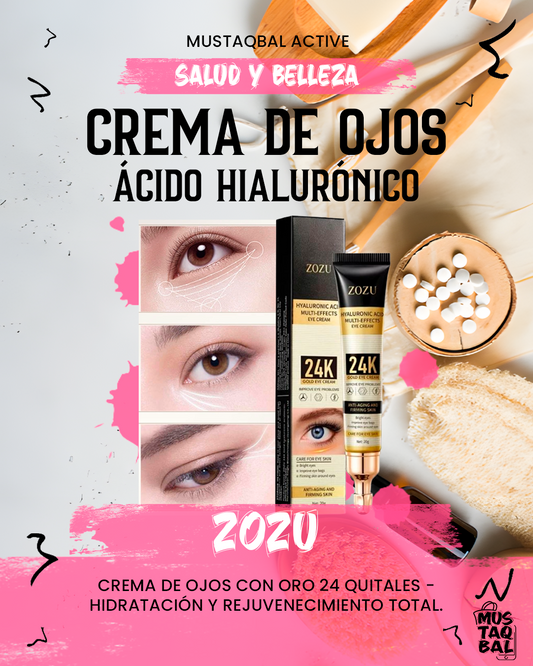 CREMA DE OJOS 24K ÁCIDO HIALURÓNICO