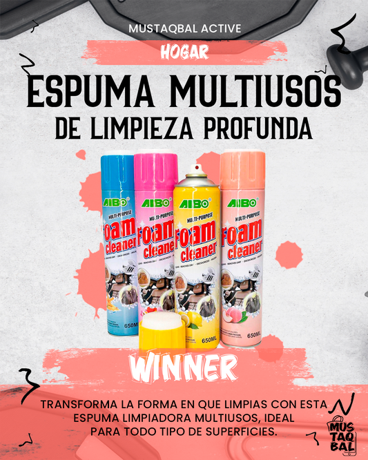 ESPUMA MULTIUSOS DE LIMPIEZA PROFUNDA